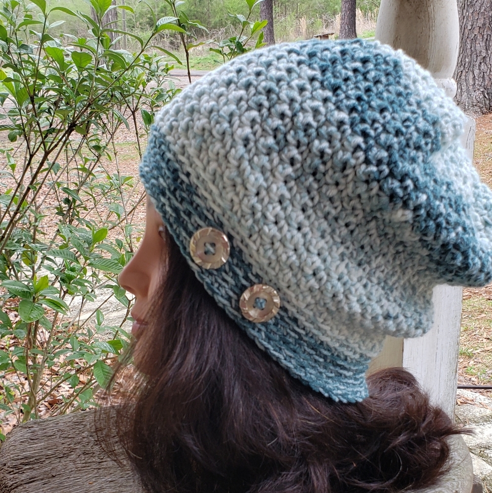Handmade slouchy beanie